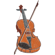 Matriz de Bordado Instrumento Musical Violino 